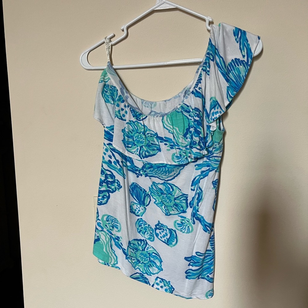 Lily Pulitzer One Sleeved Tank